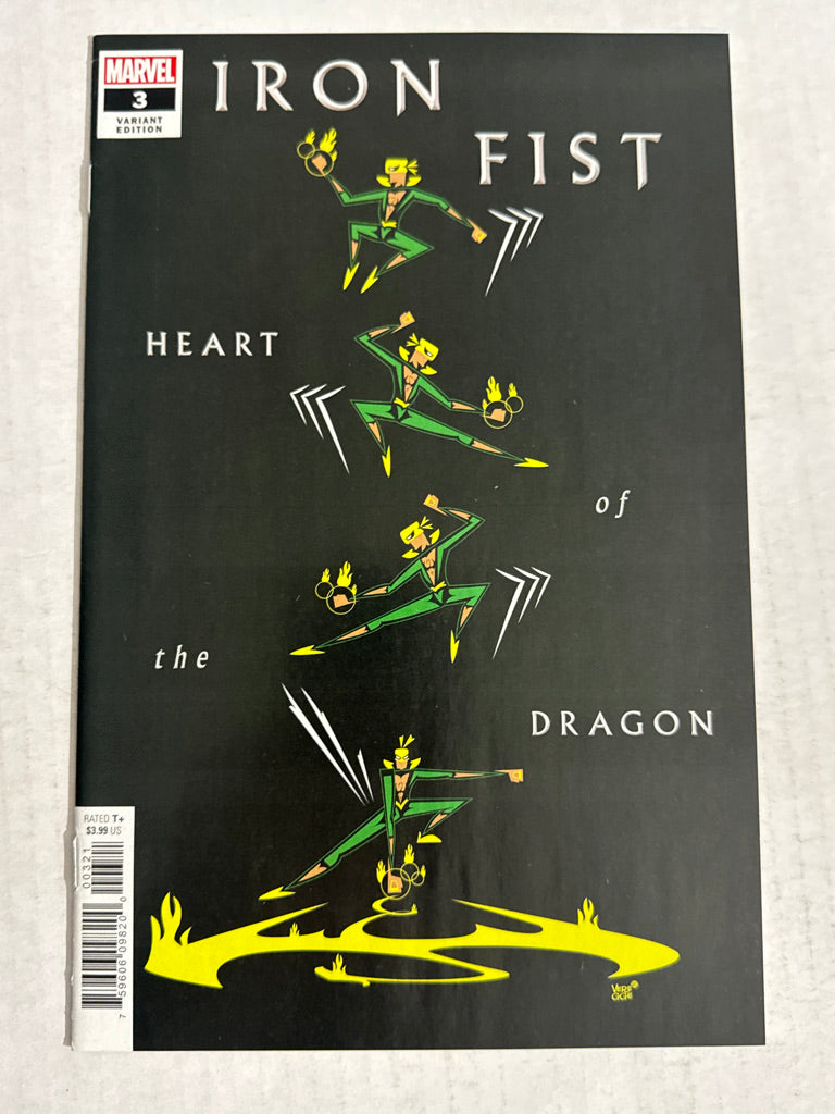 IRON FIST #3 Vol 6 NM Jeffrey Veregge Variant