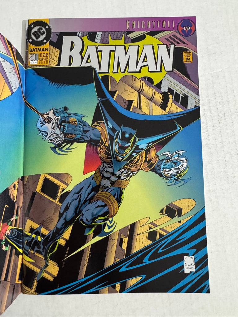 BATMAN #500 Joe Quesada Foil Die-Cut Cover