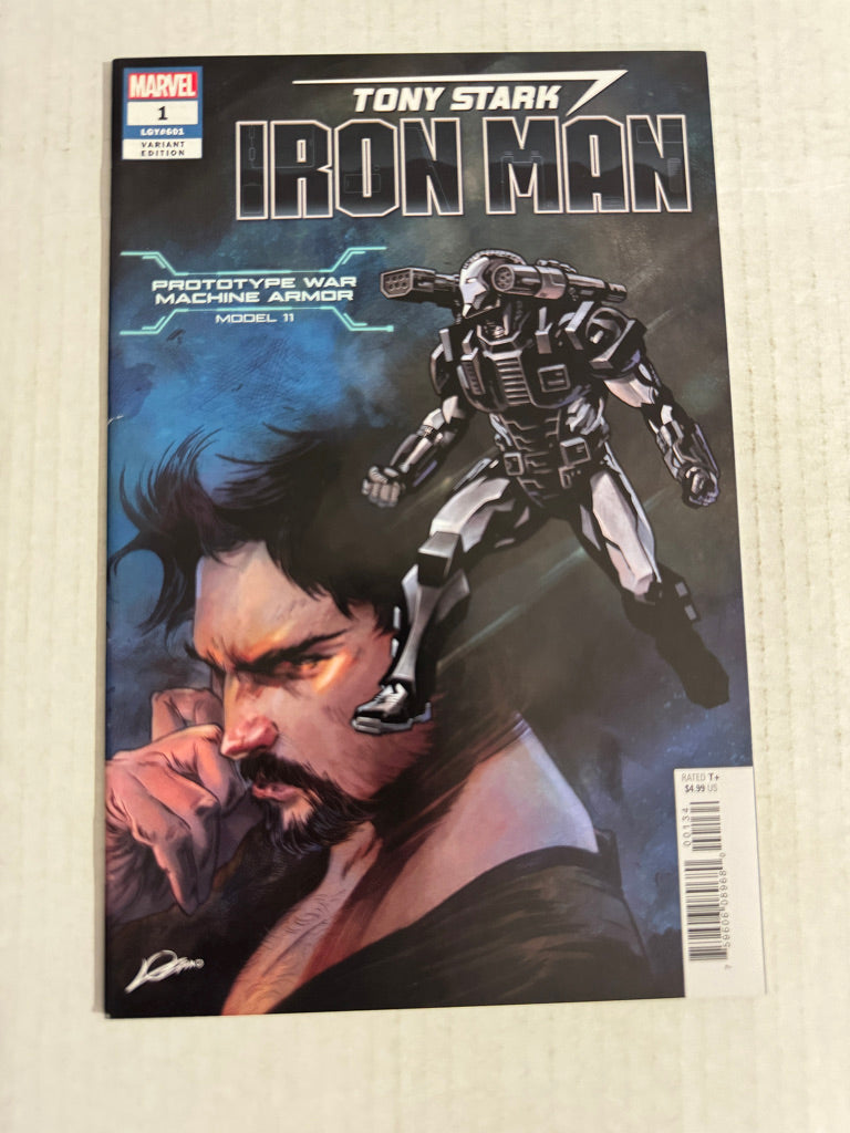 TONY STARK IRON MAN #1 VF/NM Alexander Lozano Prototype War Machine Armor Variant