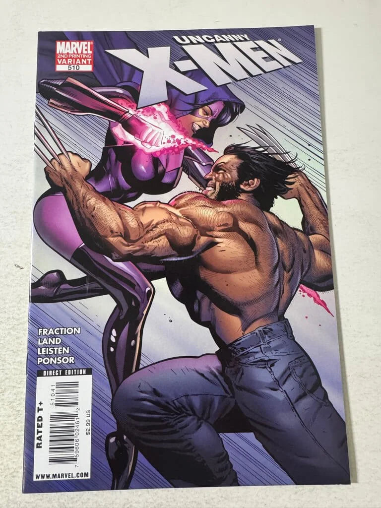 UNCANNY X-MEN #510 Greg Land 2nd Print Variant