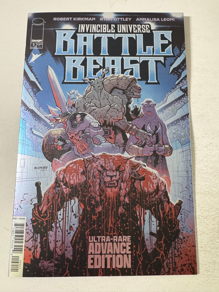 Invincible Universe BATTLE BEAST #2 NM Advance Blind Bag Foil Variant