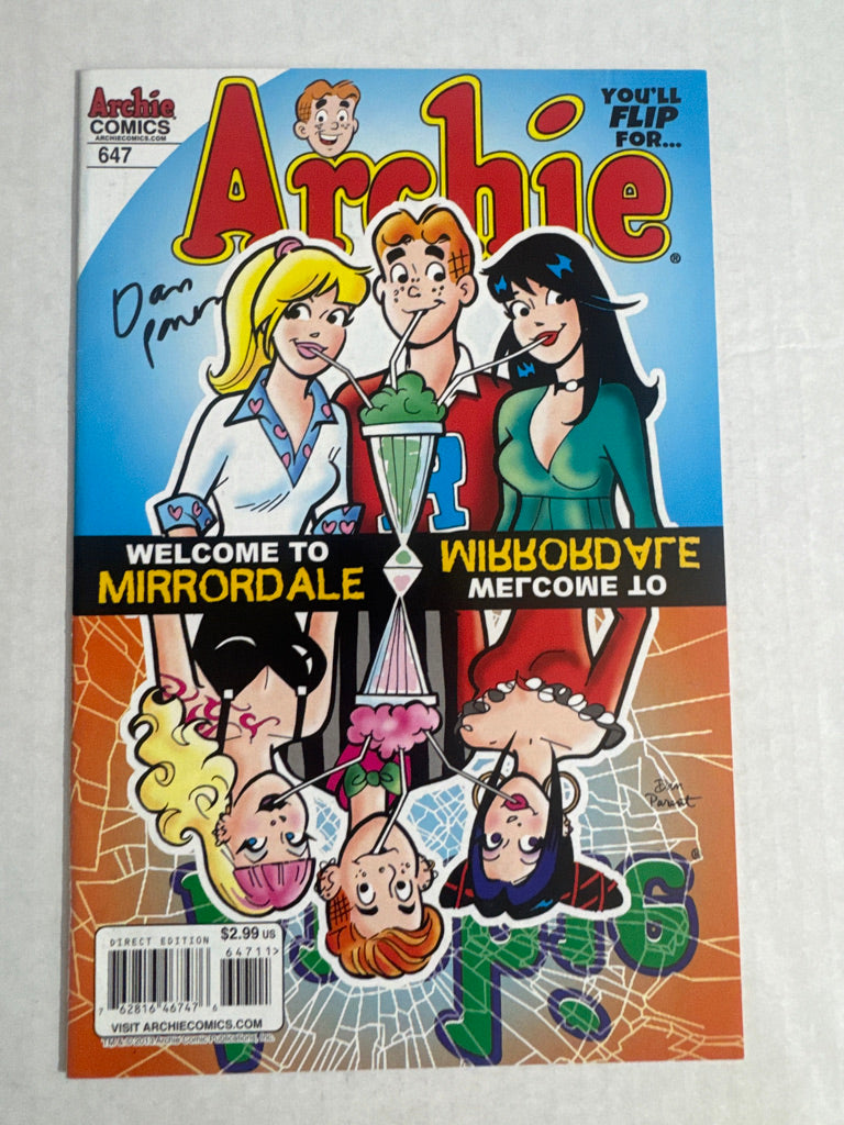 ARCHIE #647 VF/NM SIGNED by Dan Parent