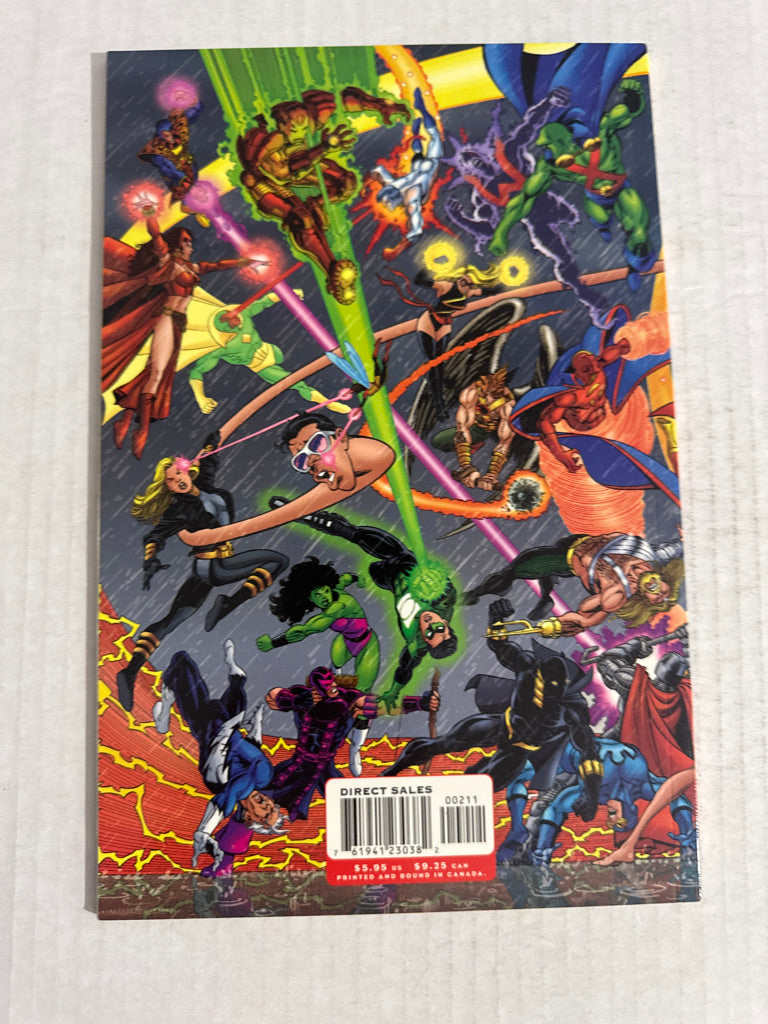 AVENGERS JLA #2 NM- George Perez Cover