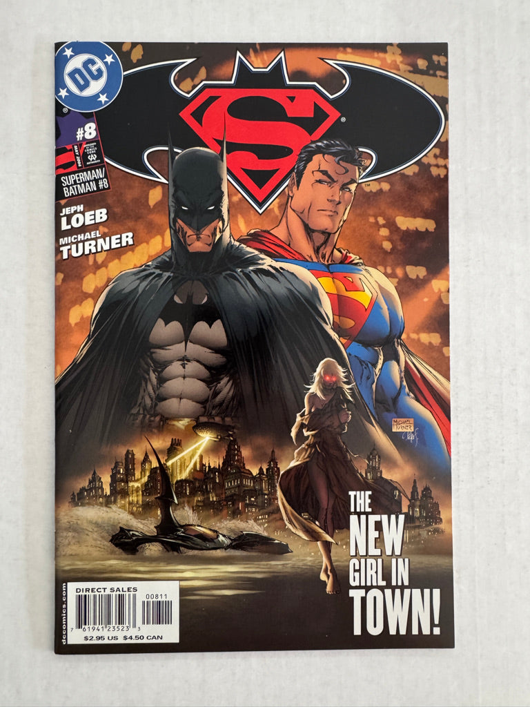 SUPERMAN BATMAN #8 Michael Turner Cover
