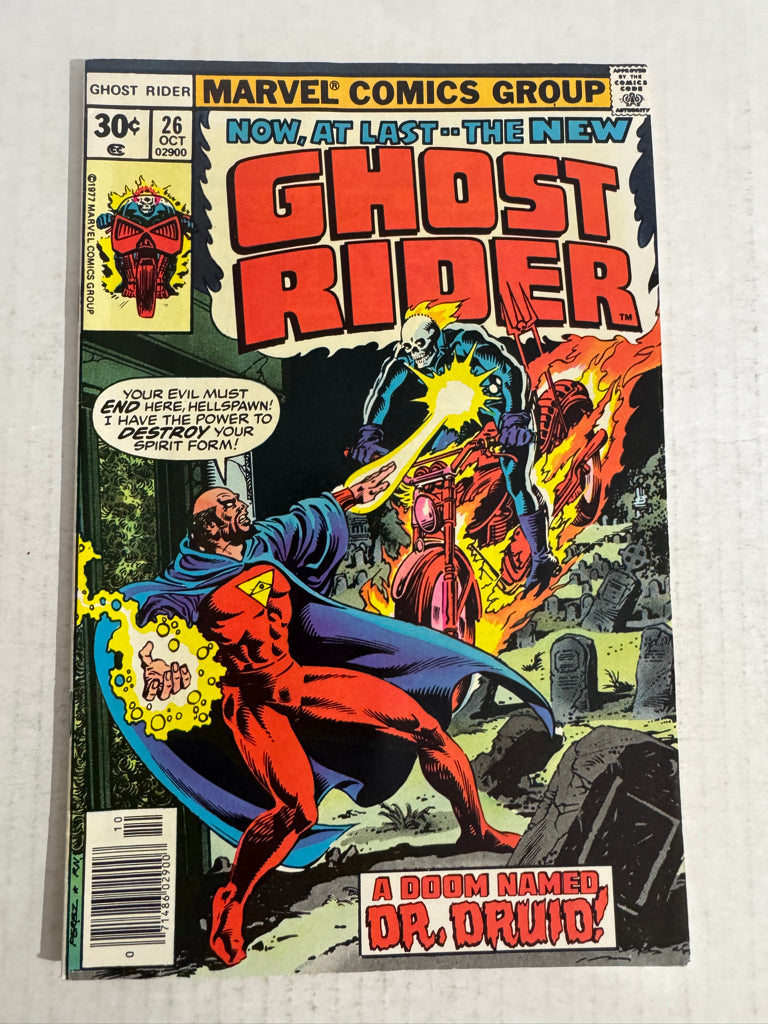 GHOST RIDER #26 VF+ George Perez Cover