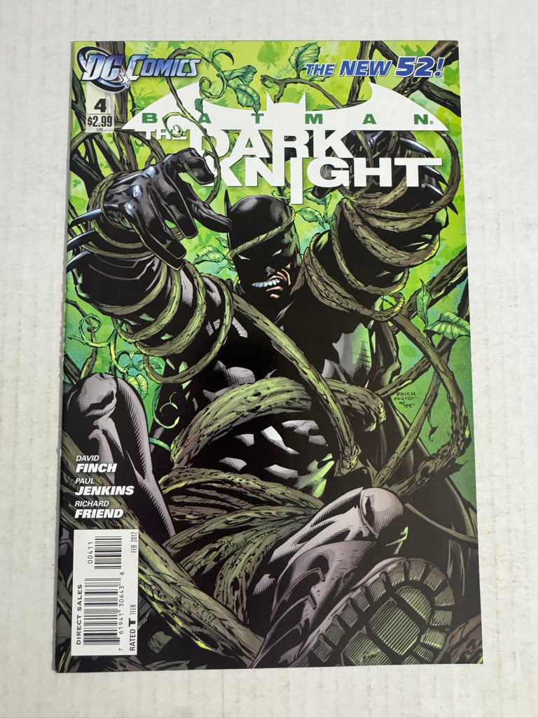 BATMAN THE DARK KNIGHT #4 Vol 2 David Finch Cover
