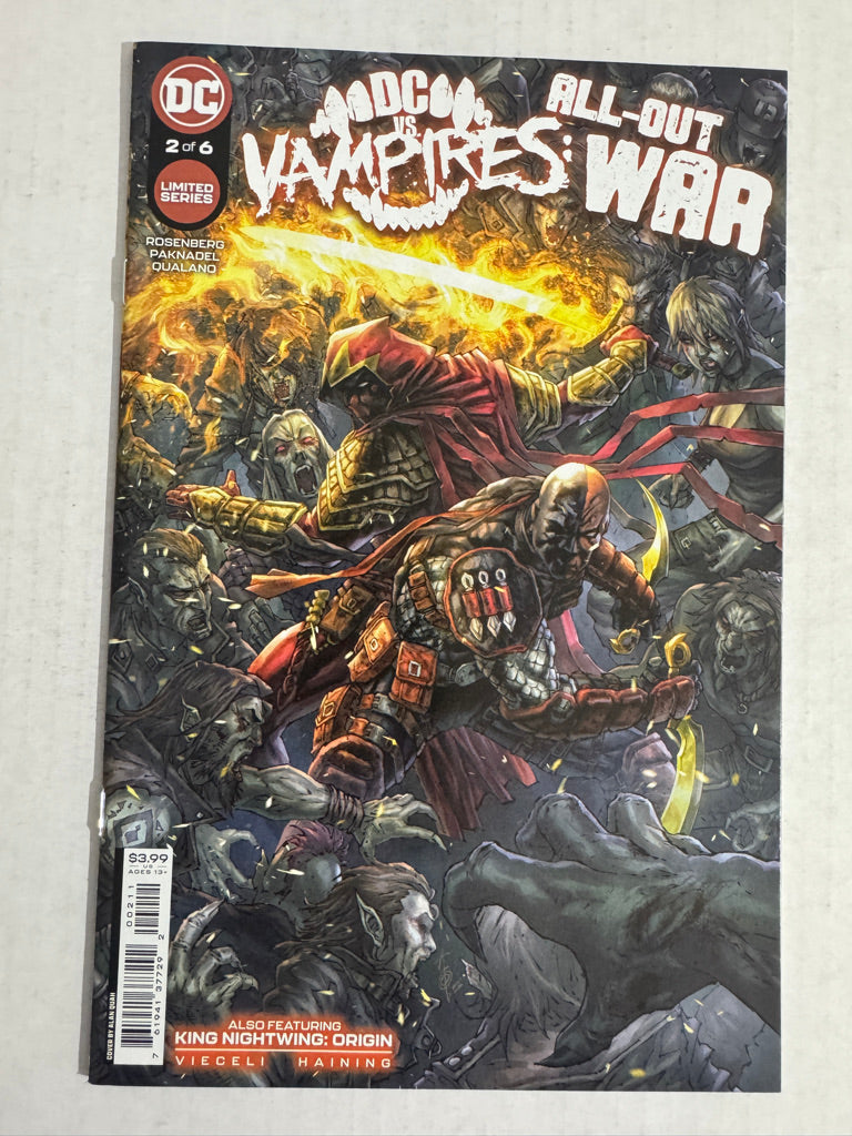 DC VS VAMPIRES All Out War #2 NM Alan Quah Cover