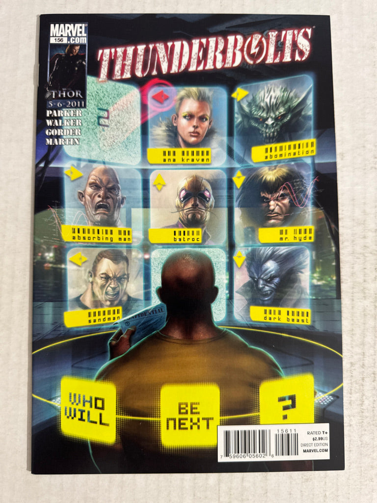 THUNDERBOLTS #156 NM