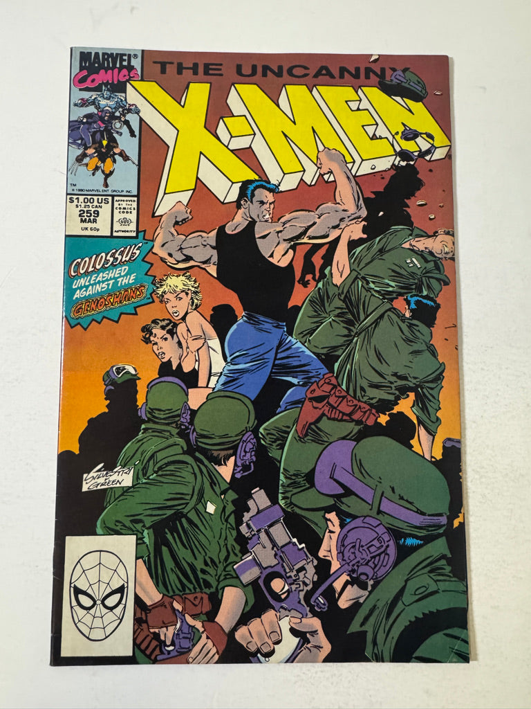 UNCANNY X-MEN #259 Marc Silvestri Cover