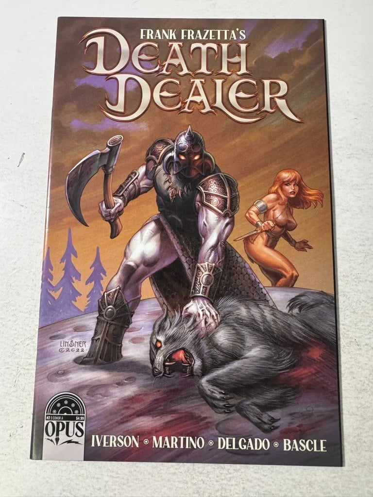 FRANK FRAZETTA'S DEATH DEALER #2 NM- Linsner Cover (Opus)