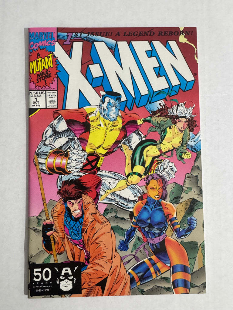 X-MEN #1 B NM- Jim Lee Cover 1ST APPEARANCE