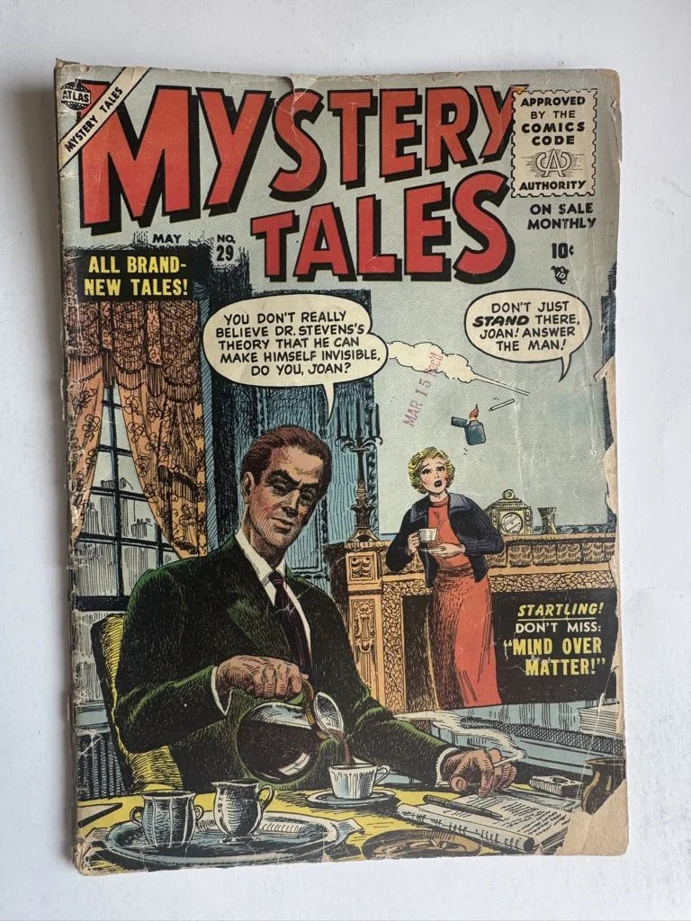 MYSTERY TALES #29 FR Invisible Man Cover