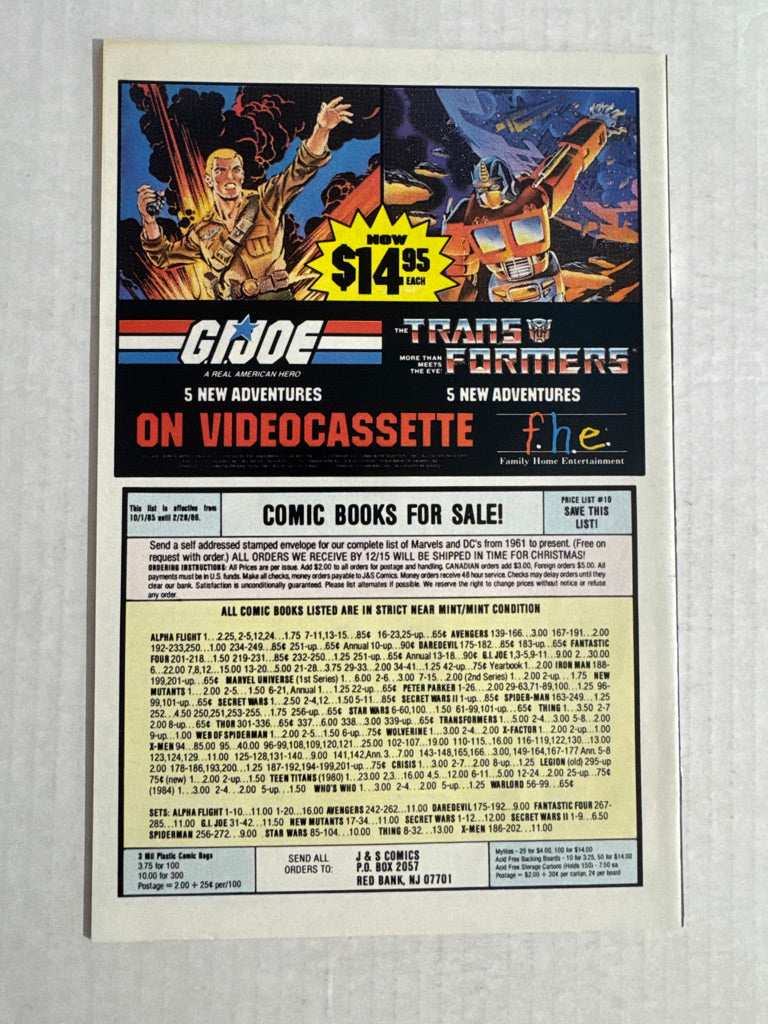 UNCANNY X-MEN #202 NM- CANADIAN PRICE VARIANT
