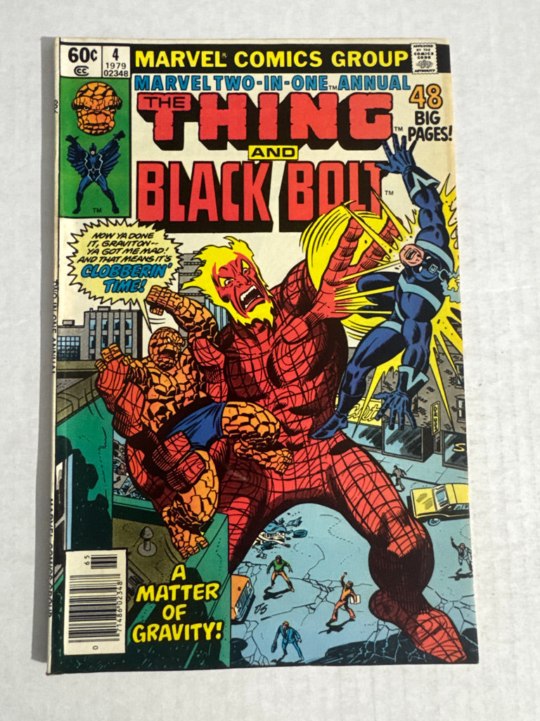 MARVEL TWO-IN-ONE ANNUAL #4 VG/FN NEWSSTAND