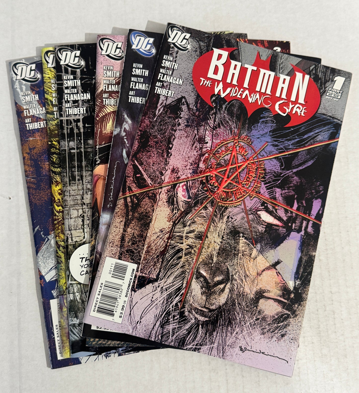 BATMAN The Widening Gyre #1-6 NM Bill Sienkiewicz Covers SET