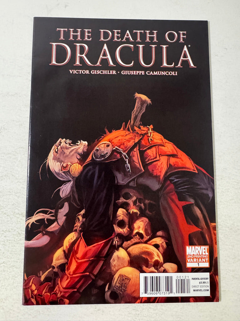THE DEATH OF DRACULA #1 VF 2nd Print Variant