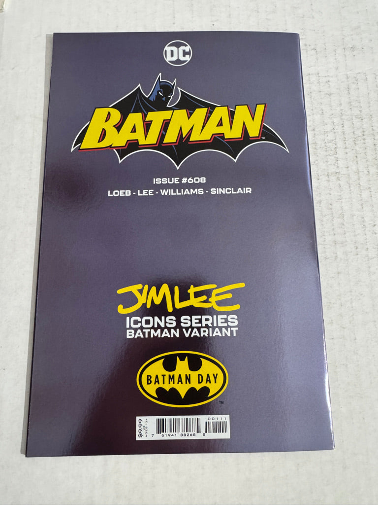 BATMAN #608 NM Jim Lee Foil Batman Day Virgin Variant