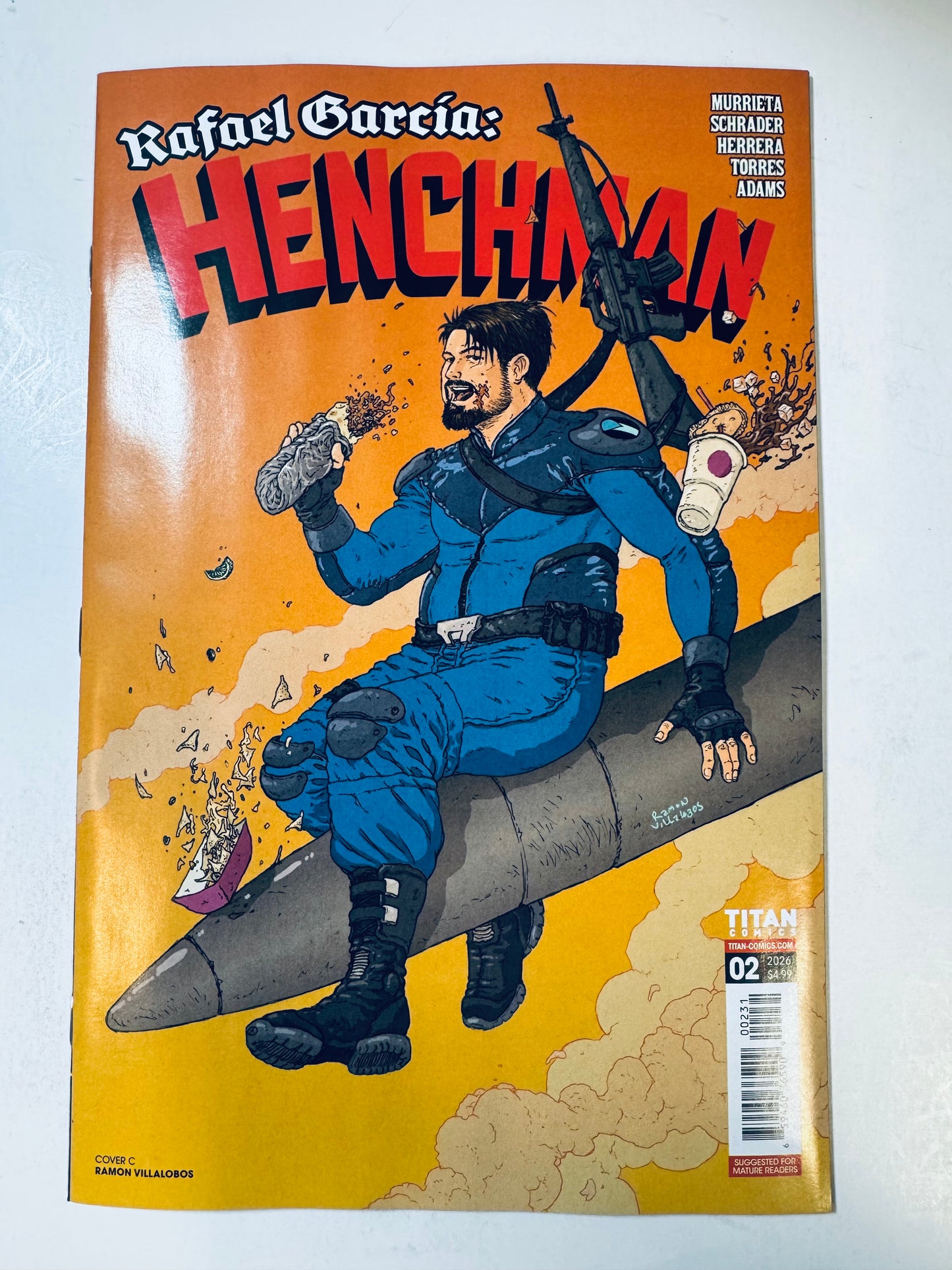 RAFAEL GARCIA: HENCHMAN #2 NM Cover C Villalobos Variant