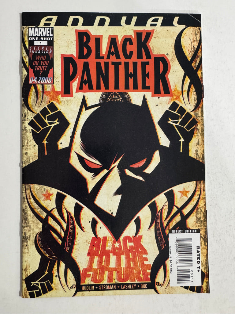 BLACK PANTHER ANNUAL #1 2008 VF- Juan Doe Cover 1ST APPEARANCE