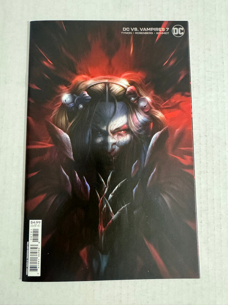 DC VS VAMPIRES #7 NM Francesco Mattina Variant