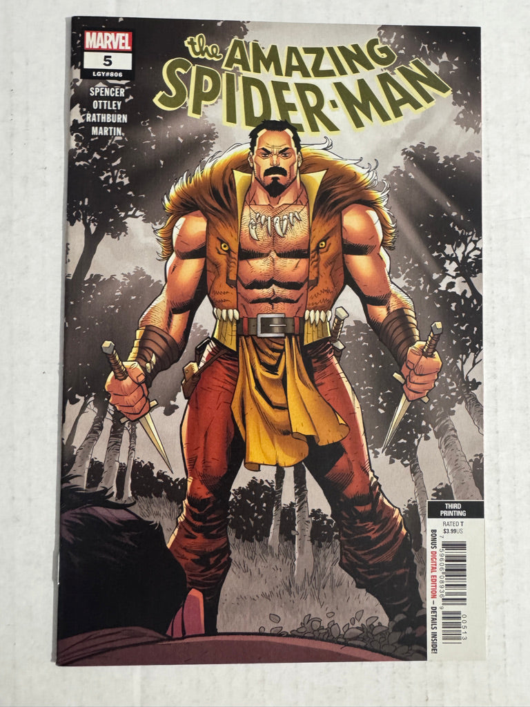 AMAZING SPIDER-MAN #5 Vol 5 NM 2nd Print Ryan Ottley Variant
