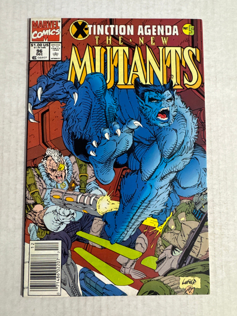 NEW MUTANTS #97 VF/NM Rob Liefeld Cover