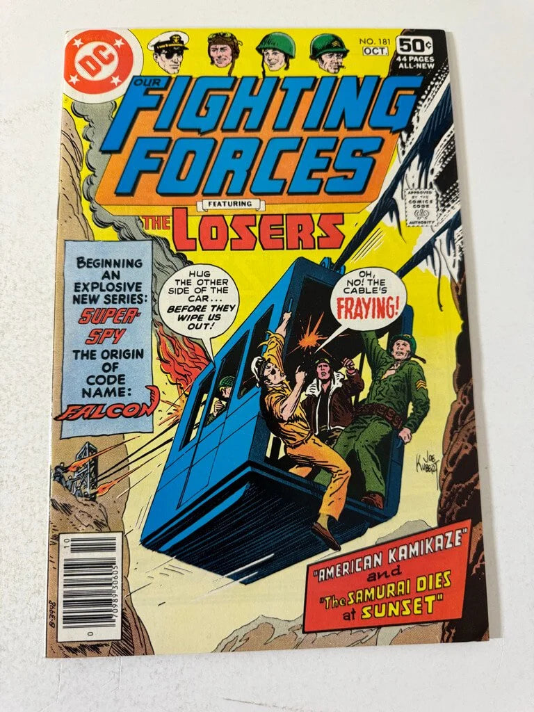 OUR FIGHTING FORCES #181 VF/NM Joe Kubert Cover