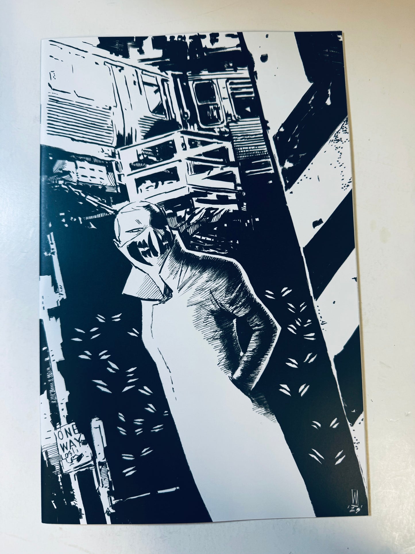FALL OF THE HOUSE OF SLAUGHTER #1 NM Cover F 1:25 Werther Dell'Edera Black & White Virgin Variant