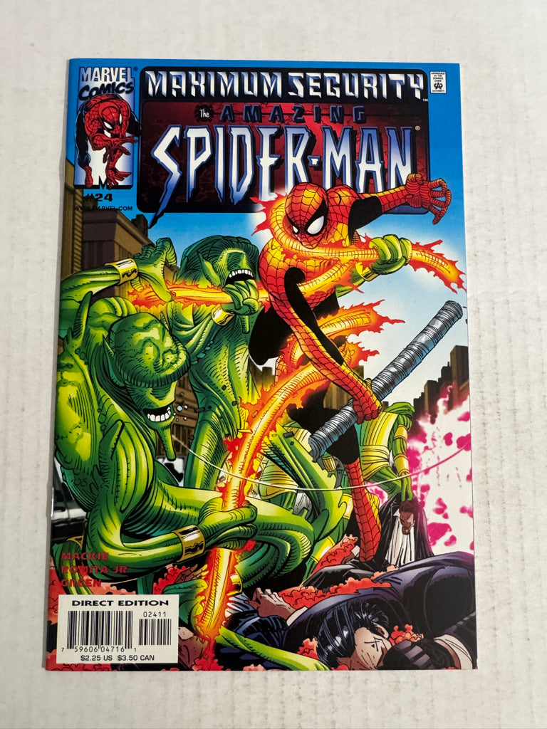 AMAZING SPIDER-MAN #24 Vol 2 NM John Romita Jr Cover