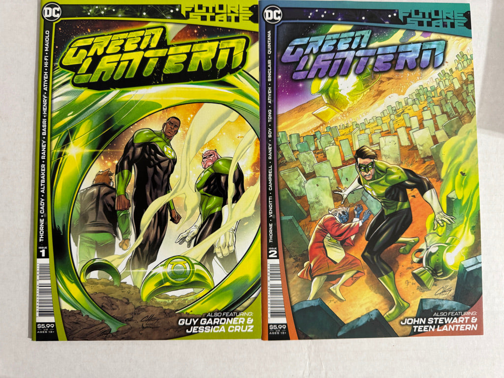 FUTURE STATE GREEN LANTERN #1-2 NM SET