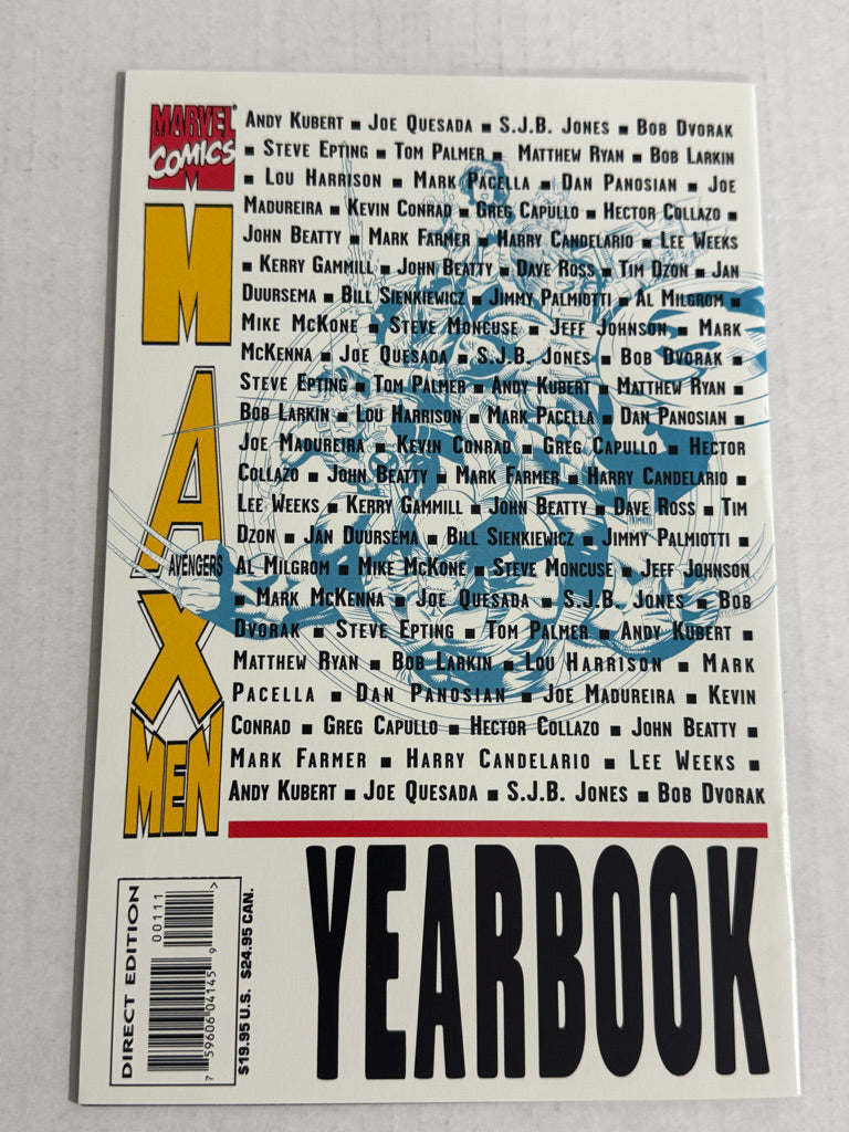 MAX YEARBOOK #1 1993 NM- Hologram Cover