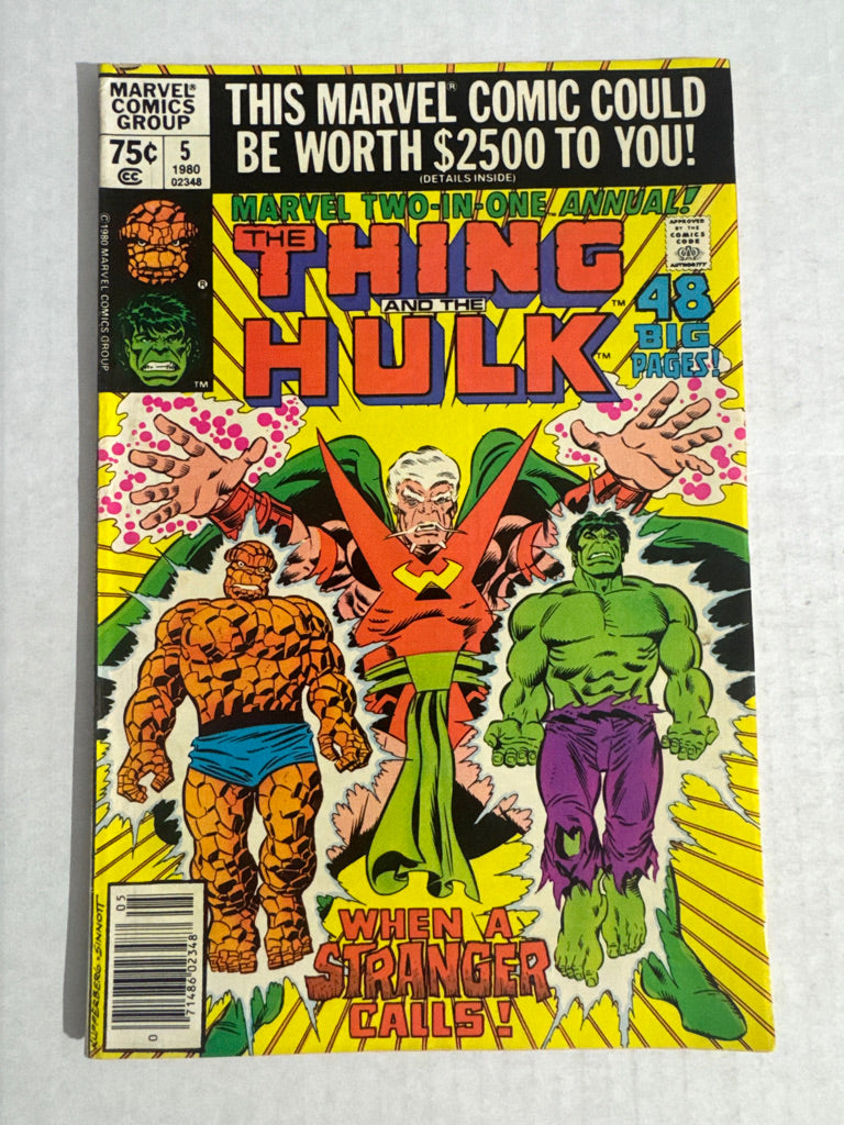 MARVEL TWO-IN-ONE ANNUAL #5 NEWSSTAND