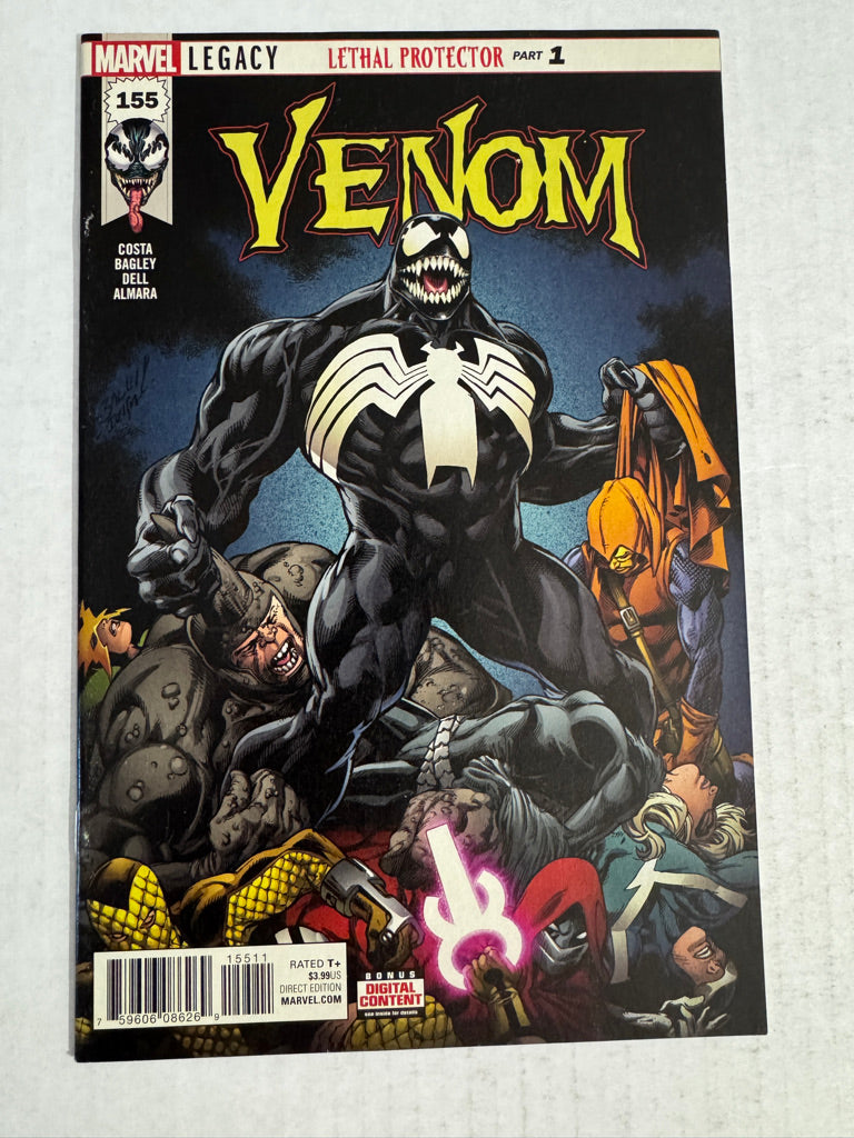 VENOM #155 VF/NM Mark Bagley Cover