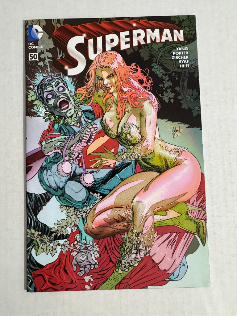 SUPERMAN #50 Vol 3 NM- Guillem March Poison Ivy Variant
