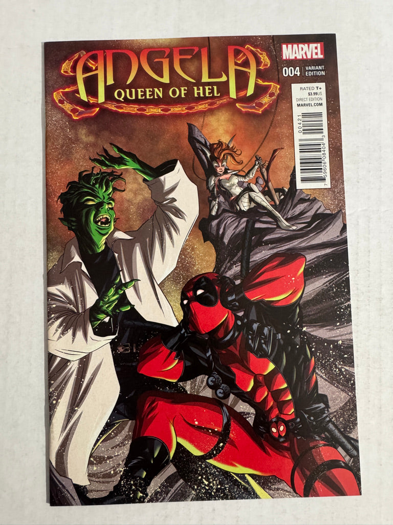 ANGELA QUEEN OF HEL #4 NM McKone Deadpool Variant