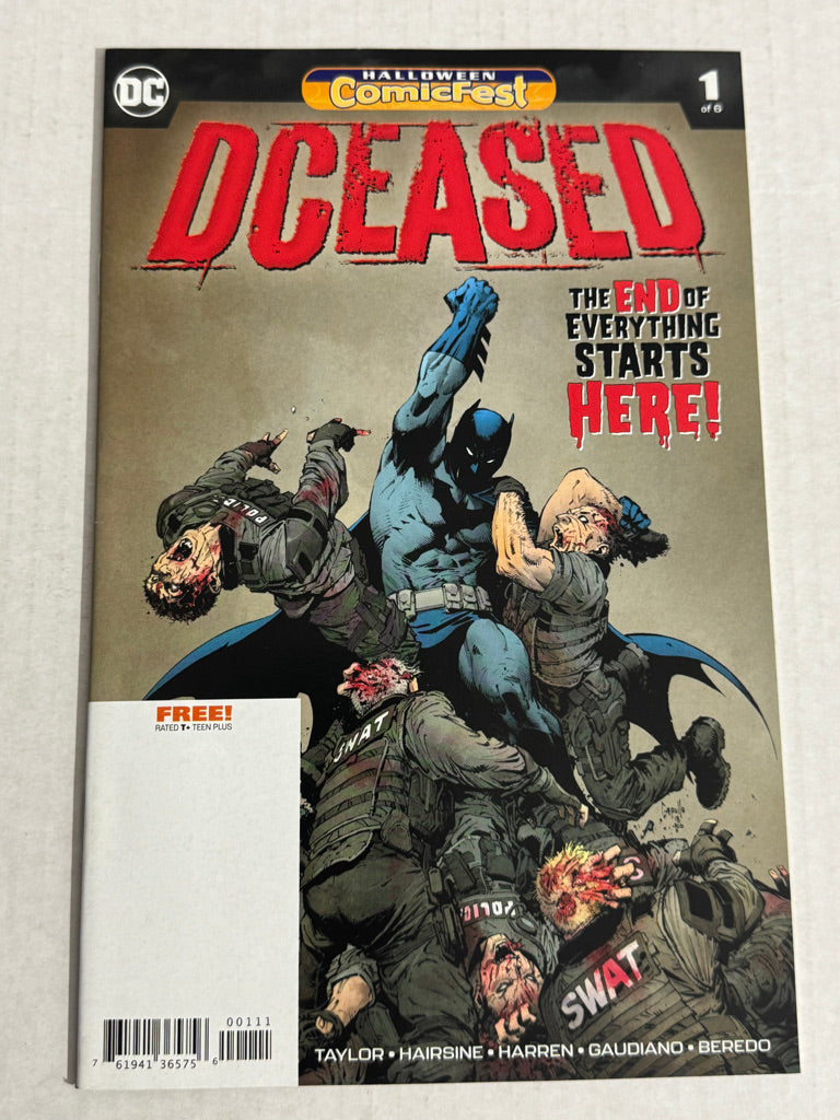 DCEASED #1 NM- Greg Capullo Halloween Comicfest Variant