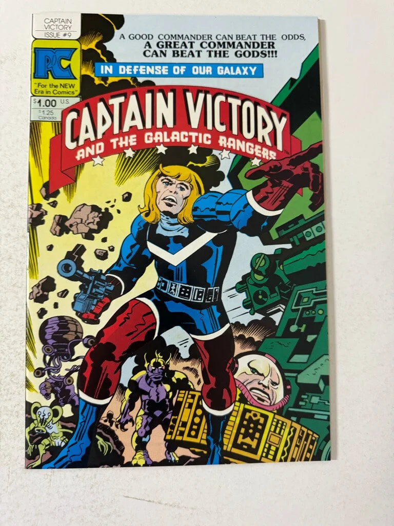 CAPTAIN VICTORY AND THE GALACTIC RANGERS #9 VF/NM Jack Kirby Cover