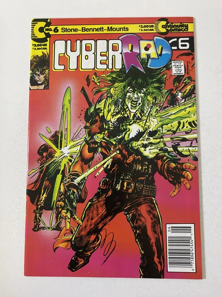 CYBERRAD #6 VF/NM NEWSSTAND Neal Adams Cover