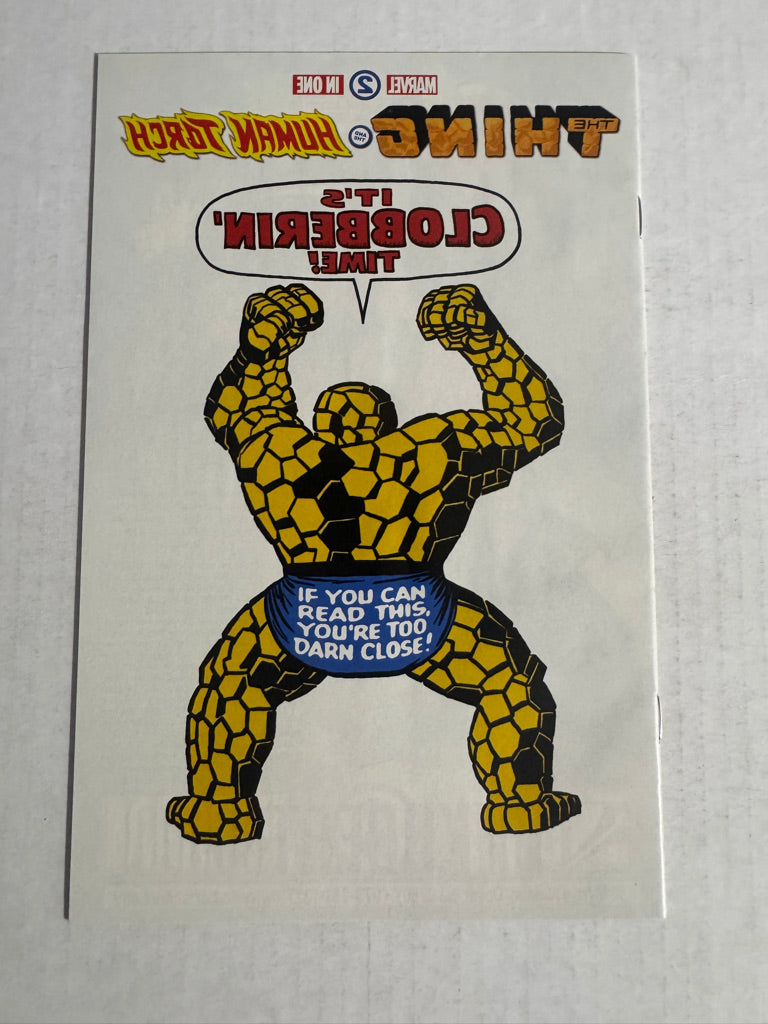 MARVEL TWO-IN-ONE #1 Vol 2 NM 1:50 Jack Kirby Variant