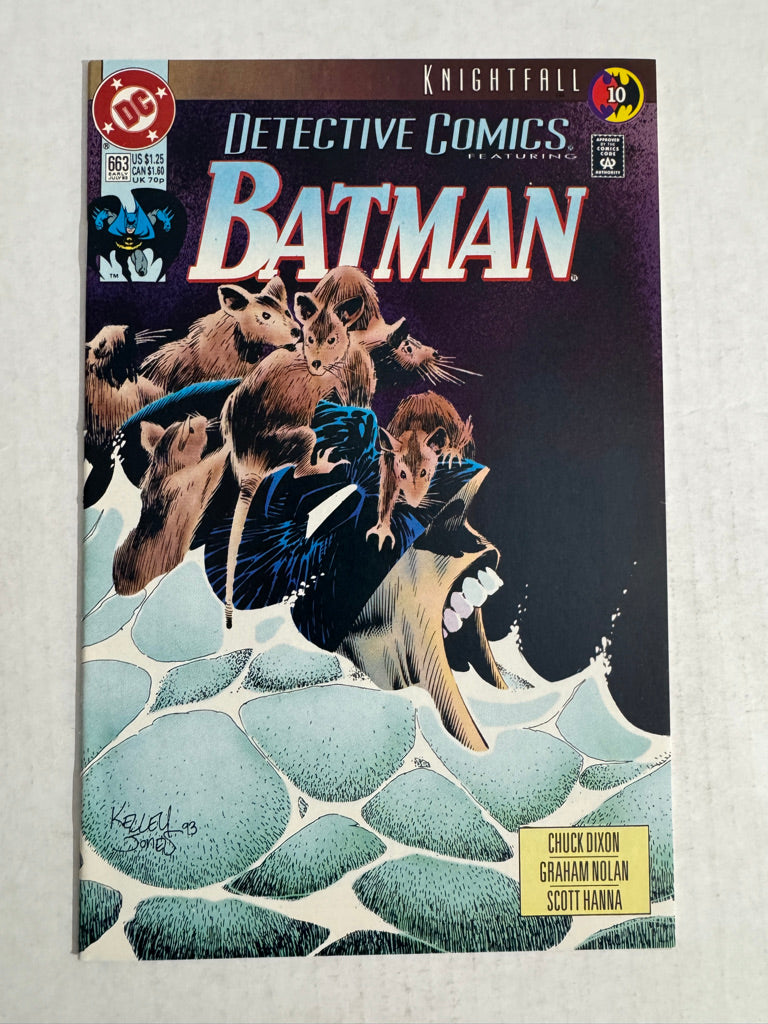 DETECTIVE COMICS #663 Kelley Jones Cover