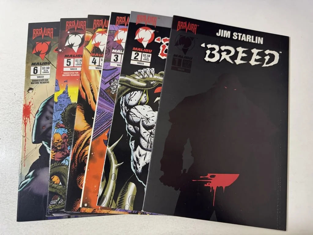 BREED #1-6 Set Jim Starlin Covers