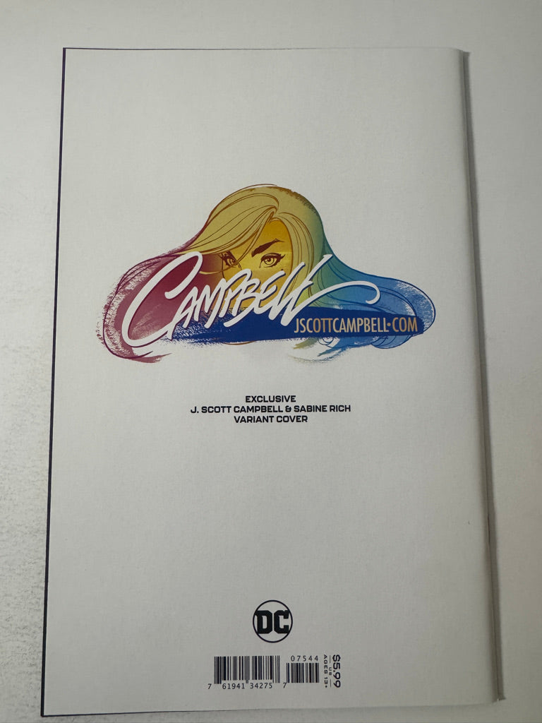HARLEY QUINN #75 Vol 3 NM J Scott Campbell Variant