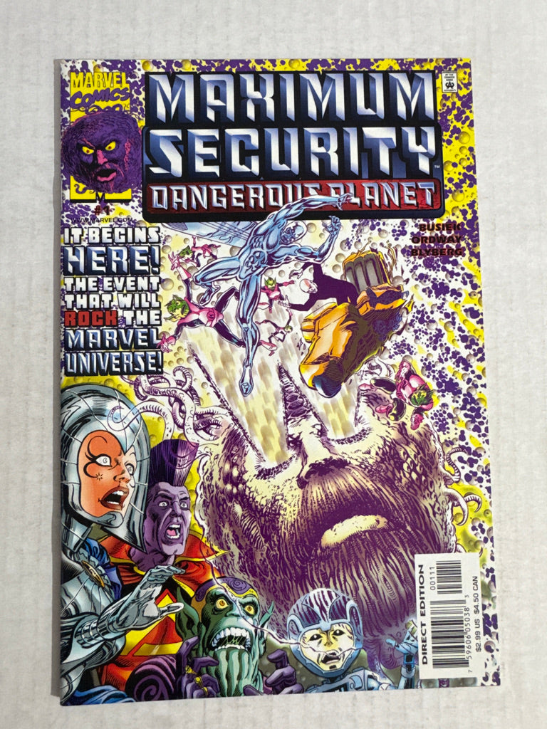 MAXIMUM SECURITY Dangerous Planet #1 NM