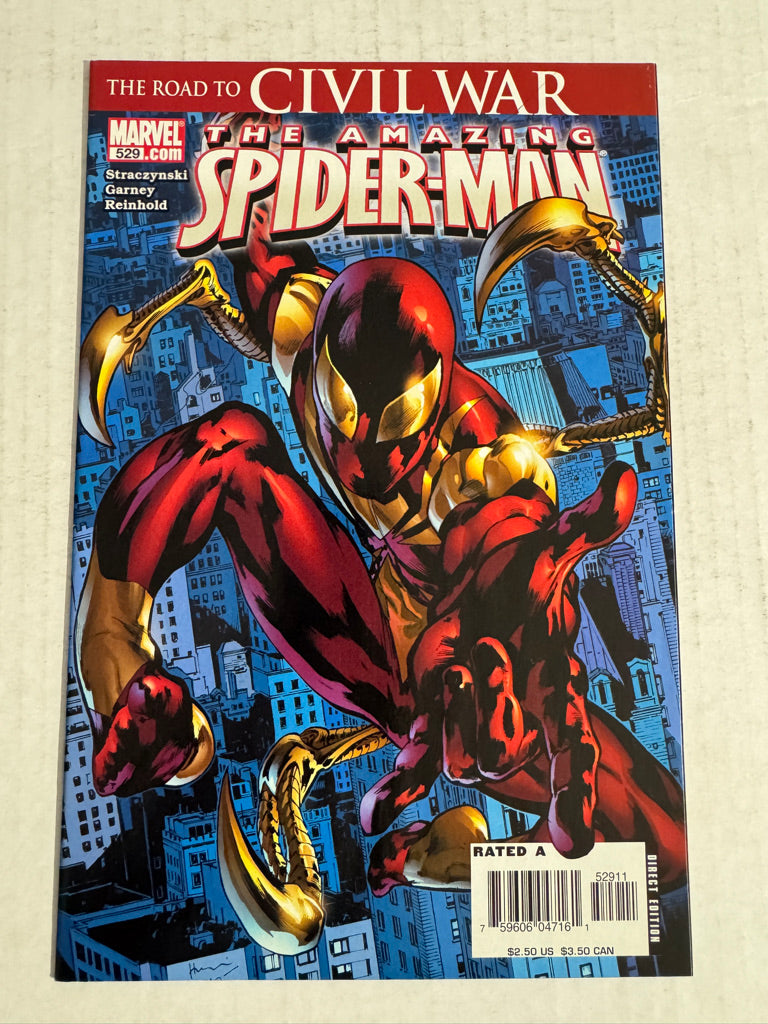 AMAZING SPIDER-MAN #529 VF Bryan Hitch Cover 1ST APPEARANCE