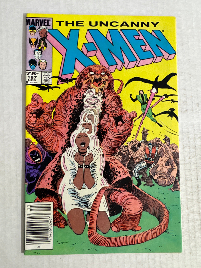 UNCANNY X-MEN #187 NM- CANADIAN PRICE VARIANT