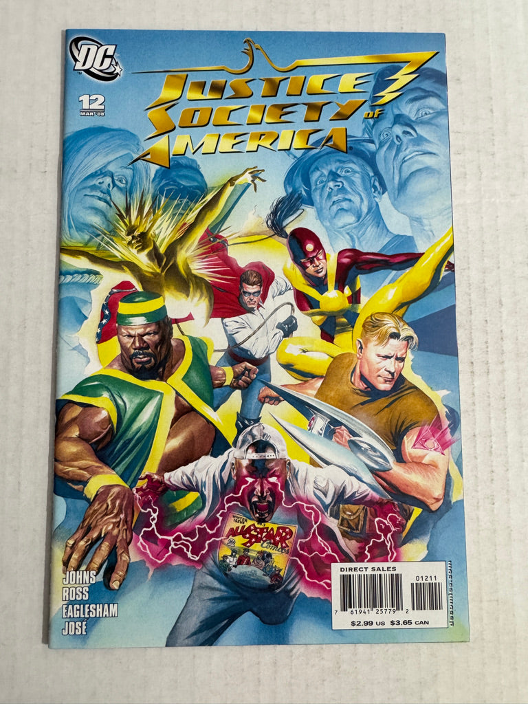 JUSTICE SOCIETY OF AMERICA #12 Vol 3 NM Alex Ross Cover 1ST APPEARANCE