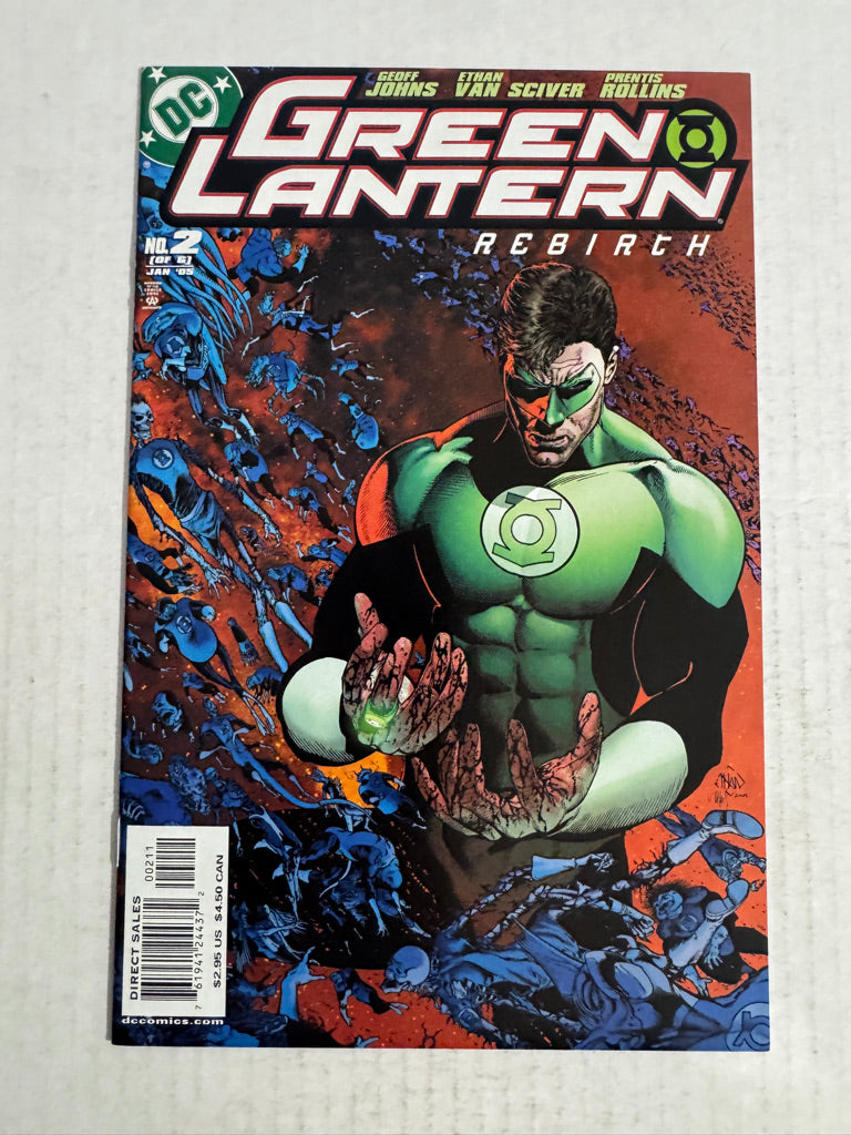 GREEN LANTERN REBIRTH #2 NM- Ethan Van Sciver Cover