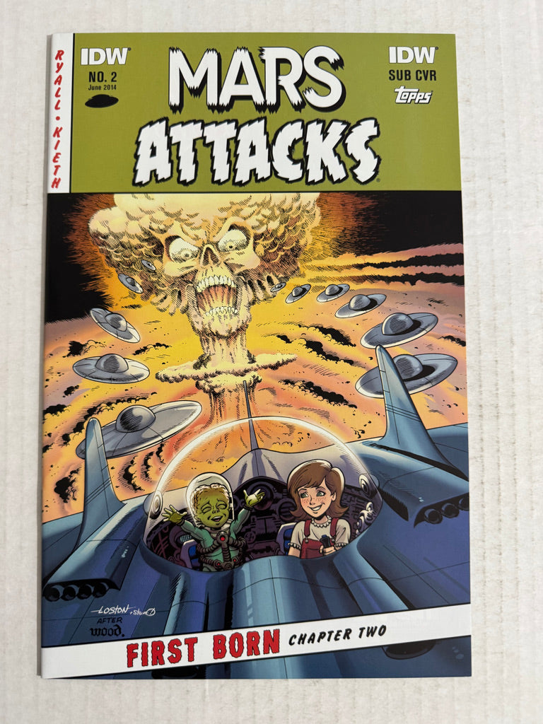 MARS ATTACKS #2 NM- SUB Variant