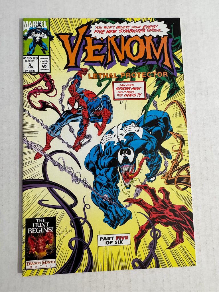 VENOM Lethal Protector #5 NM- Mark Bagley Cover