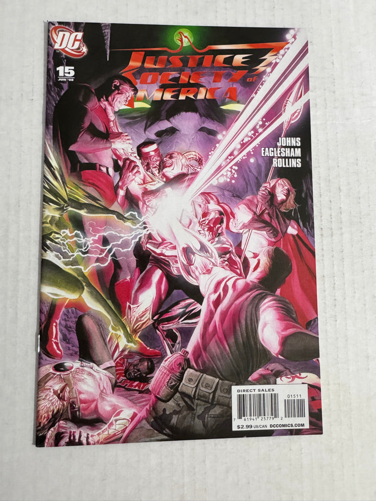 JUSTICE SOCIETY OF AMERICA #15 Vol 3 NM Alex Ross Cover